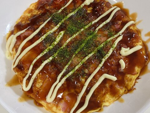 ●ダイエットにも●お好み焼き風キャベチーズ焼き